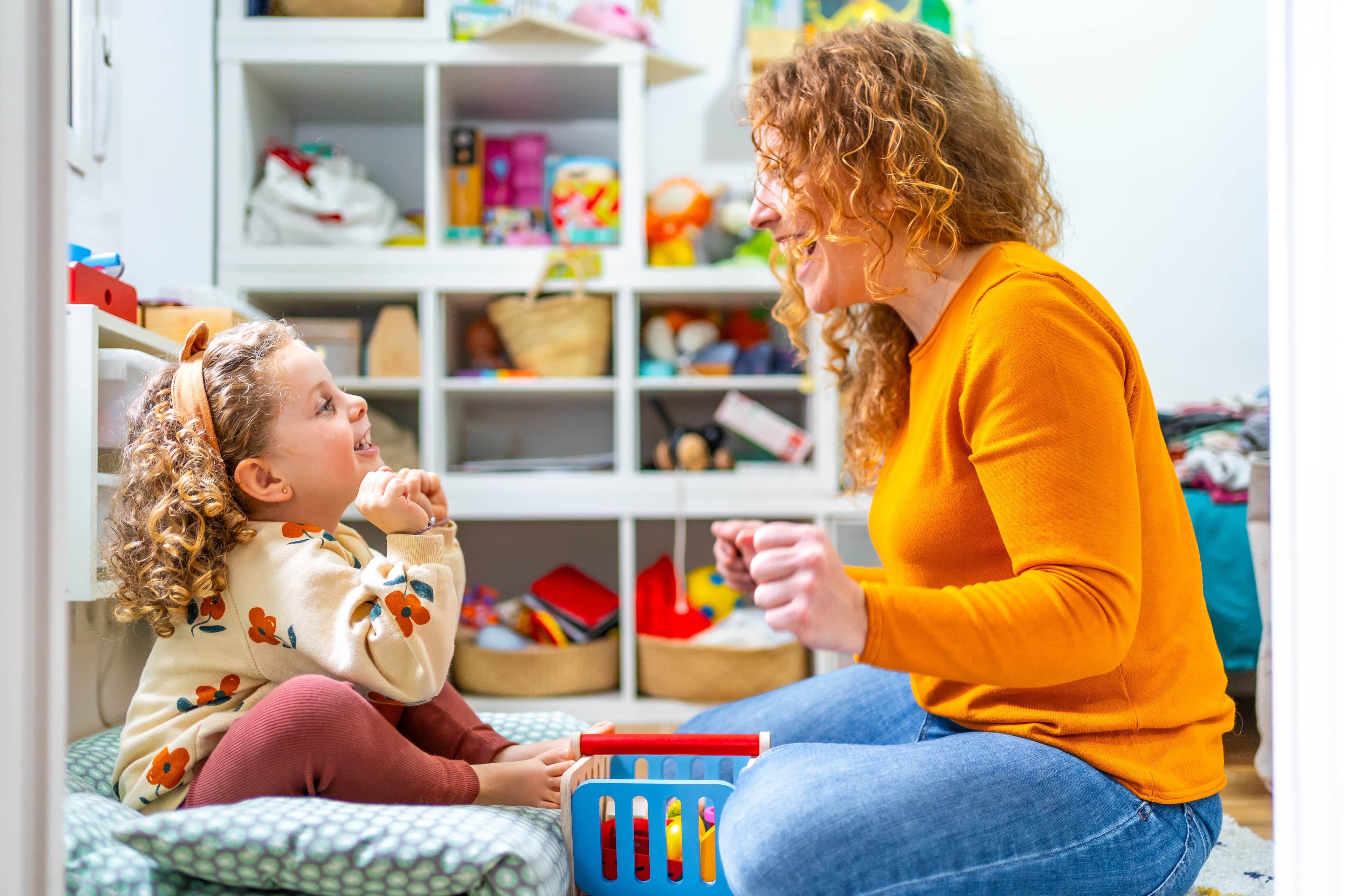Our registered behavior technicians in Georgia working one-on-one with a child